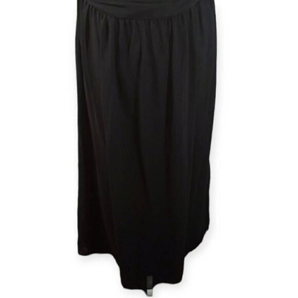 ALFRED ANGELO BLACK HALTER FORMAL GOWN SZ.18 EUC - Picture 3 of 6